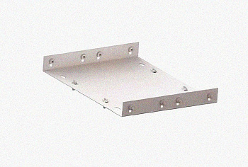 Соединитель лотковый замковый СЛЗ-600х80 УХЛ1, оцинкованный лист, S1,5