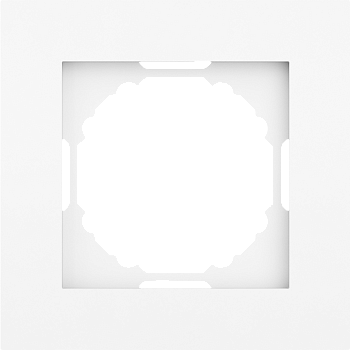 Donel A07 глянцевый белый рамка 1-я, серия DB