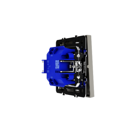 Выключатель встраиваемый Voltum S70 одноклавишный 10А, (шелк)