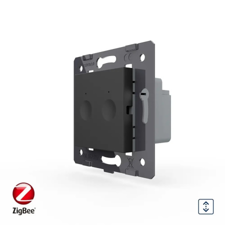 Сенсорный выключатель для штор ZigBee Module, цвет черный (механизм) Livolo