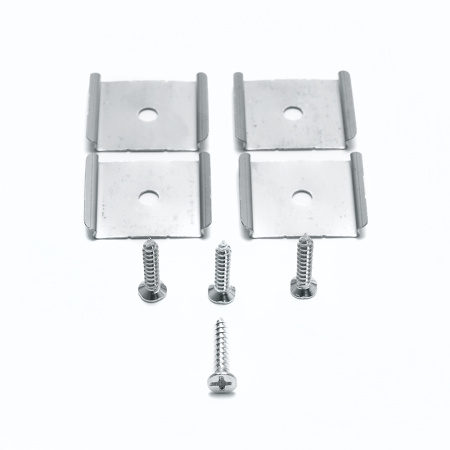 Профиль алюминиевый накладной "Линии света", белый, CAB257