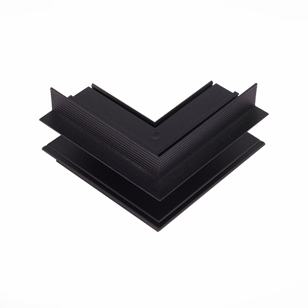 Внешний угол-соединитель для встраиваемого магнитного шинопровода под ГКЛ 12мм Черный ST007.459.12 ST LUCE