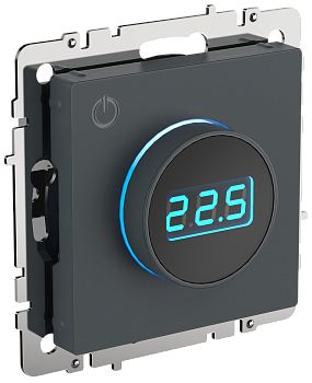 BRITE Термостат электронный с индикацией ТС10-1-БрМ маренго IEK BRITE Термостат электронный с индикацией ТС10-1-БрМ маренго IEK