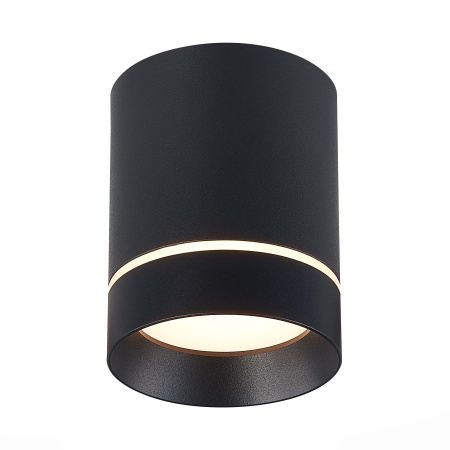 Светильник потолочный Черный LED 1*12Вт 3000К 840Lm Ra>90 120° IP20 D79xH100 170-240В ST115.432.12 ST LUCE