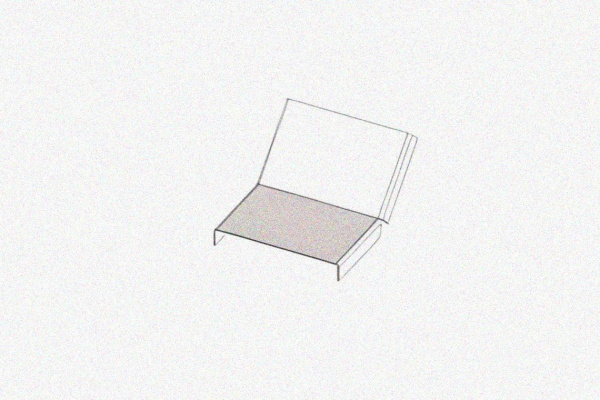 Крышка лотка КЛП 150х150-45 У3 для поворота трассы вверх на 45, окрашенная, S1,5