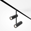 Трековый светильник LED 24Вт Черный IP20 Magnetic track system Exility TR005-2-2X12W3K-B Technical Maytoni