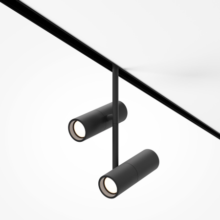 Трековый светильник LED 24Вт Черный IP20 Magnetic track system Exility TR005-2-2X12W3K-B Technical Maytoni