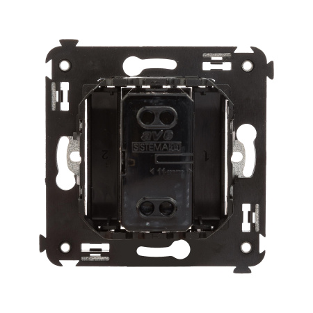 Звонок в стену, "Avanti", "Черный матовый" DKC