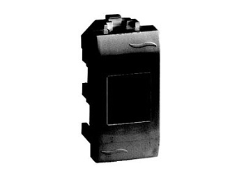 TV розетка оконечная (прямое кабельное соединение), черная, 1мод. DKC TV розетка оконечная (прямое кабельное соединение), черная, 1мод. DKC