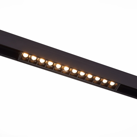 Магнитный трековый светильник Черный LED 1*12Вт 3000К 1 009Lm Ra>90 36° IP20 L222xW22xH44 48В ST361.436.12 ST LUCE