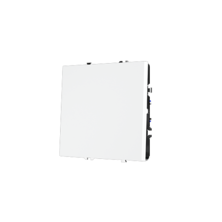 Проходной переключатель встраиваемый Voltum S70 одноклавишный 10А, (белый матовый)