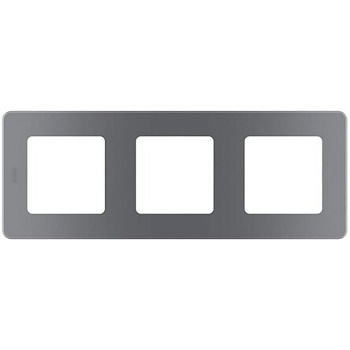 INSPIRIA Рамка горизонт/вертик 3 пост . дымчатый IP20 Legrand