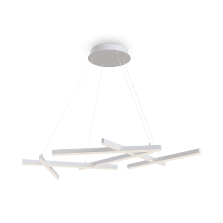 Подвесной светильник 6*LED 80Вт Белый IP20 Line MOD016PL-L80WK Maytoni
