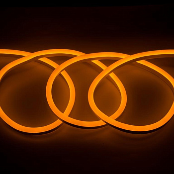 Лента "Гибкий Неон" GLS-2835-120-9.6-220-NL-IP67-Y катушка 50м General