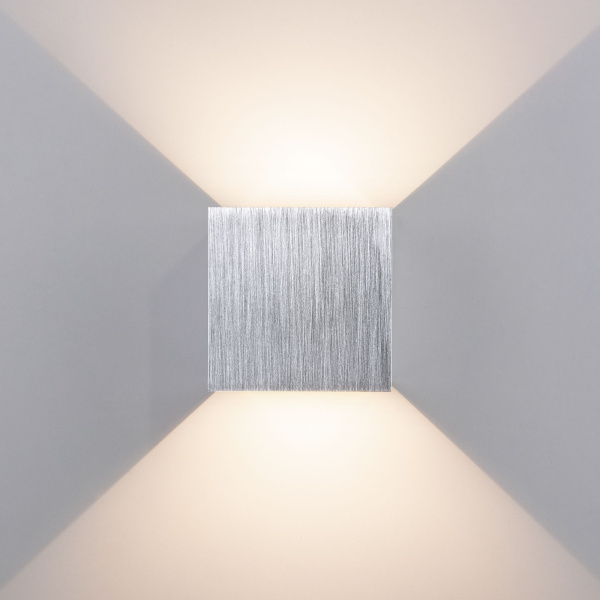 Уличный настенный светодиодный светильник 6Вт 3000К алюминий IP54 TECHNO LED WINNER (a051730) Elektrostandard