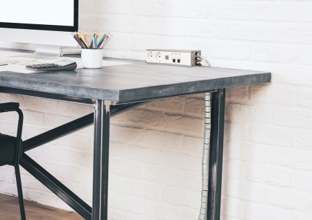 Donel Пластиковый органайзер для кабеля, диаметр 28мм, длина 10м, белый (без инструмента)