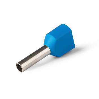 НШВИ(2) сечение 2,5 мм², длина 10 мм, синие (100 шт/уп) Промрукав