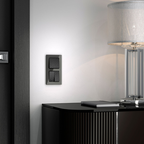 Favorit Рамка на 2 поста (черный) Werkel