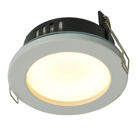 Светильник потолочный встраиваемый, 15W 230V GX53, IP44, белый, без лампы, DL544 Feron