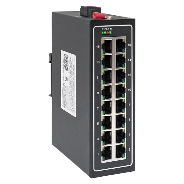 Промышленный неуправляемый коммутатор TSX-100 16 портов 10/100 Мбит/с EKF