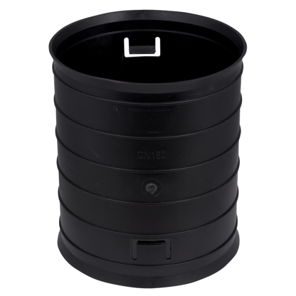 Муфта быстросъемная для двустенных труб d160 мм черная EKF-Plast