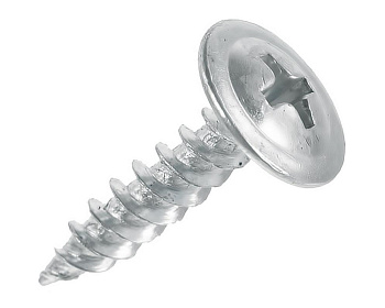 Саморез 4,2х25 с прессшайбой, острый, цинк (500 шт/уп) Промрукав