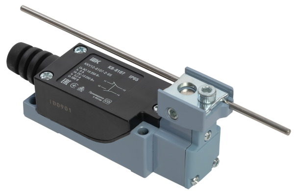 Выключатель концевой КВ-8107 регулируемый стержень IP65 IEK