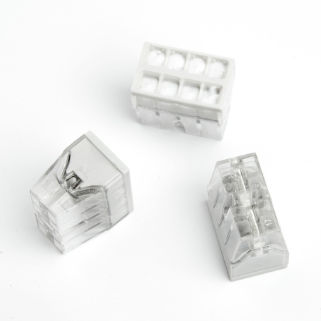 Клемма монтажная 8-проводная с пастой STEKKER для 1-жильного проводника LD2273-248 (5 штук в упаковке)