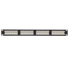Патч-панель TERACOM PRO 19'' Cat,6 1U неэкранированная UTP 24 порта RJ-45 Dual IDC EKF