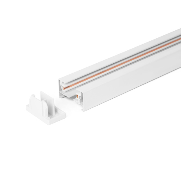 Однофазный шинопровод 2м (в комплекте ввод питания и заглушка) белый IP20 (a057083) Elektrostandard