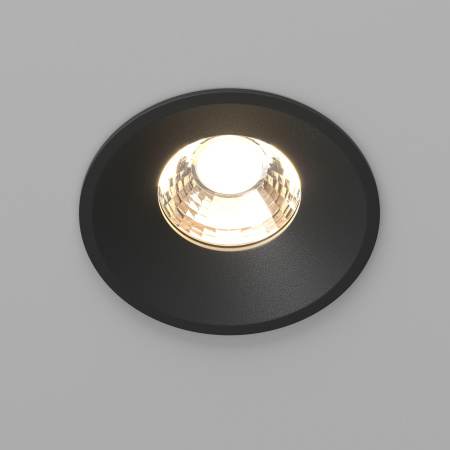 Встраиваемый светильник LED 12Вт Черный IP20 Downlight DL058-12W3K-B Technical Maytoni