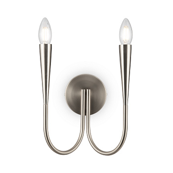 Настенный светильник (бра) 2*E14 40Вт Никель IP20 Branches FR5253WL-02N Freya
