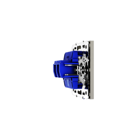Розетка акустическая встраиваемая Voltum S70 4-местная, (шелк)