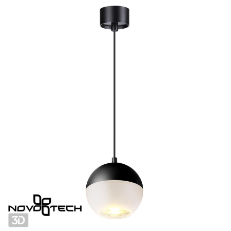 Св-к накл.,длина провода 2м IP20 GU10 9W 220V GARN черный NOVOTECH