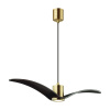 Подвес GU10 1*5W BIRDS чёрный/бронзовый/стекло C ODEON LIGHT