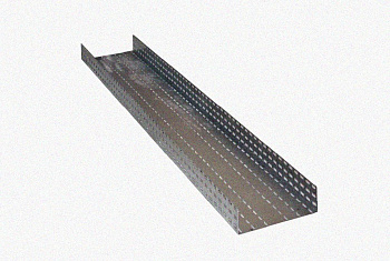 Лоток перфорированный ЛМ 400х200х3000 УТ1,5, горячее цинкование, S1,5