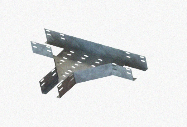 Лоток тройниковый перфорированный ОТ 100х80 УХЛ1, горячее цинкование, S1,0