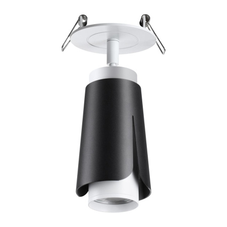 Св-к встр.IP20 GU10 9W 220V TULIP черный NOVOTECH