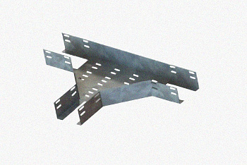 Лоток тройниковый перфорированный ОТ 400х65 УХЛ1, горячее цинкование, S1,2