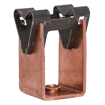 Держатель токоотвода металлический 35мм, L=20мм, Ni/Сu PROxima EKF