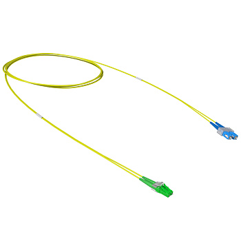Оптический коммутационный шнур переходной Duplex LC-APC/SC-UPC, 9/125 OS2, 1 м DKC