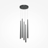 Подвесной светильник 5*LED 30Вт Черный IP20 Cascade MOD132PL-L28BK2 Maytoni