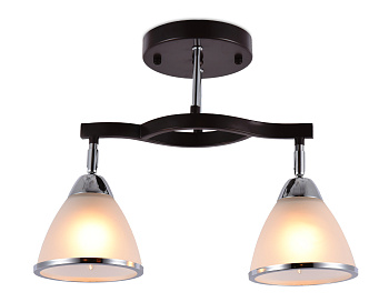 Подвесная люстра TR3111/2 DCF/CH темный кофе/хром E27 max 40W 400*150*315 Ambrella Light