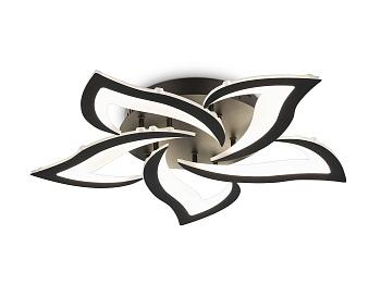 Потолочный светодиодный светильник с пультом FA4472/5 BK белый 56W 3000K/4200K/6400K D640*80 (ПДУ ИК) Ambrella Light