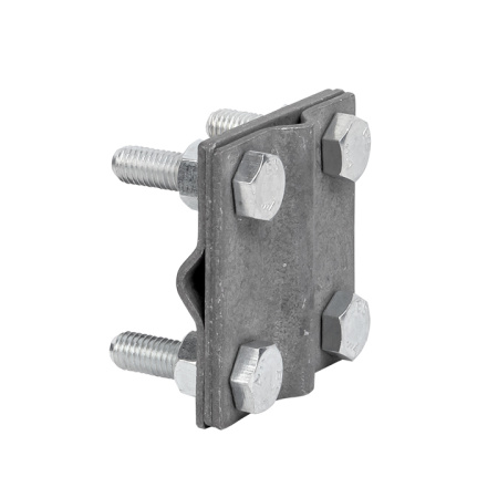 Зажим крестовидный прут-прут (3 пластины 57x57мм) HZ PROxima EKF