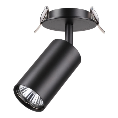 Встр.св-к IP20 GU10 50W 220V PIPE черный C NOVOTECH