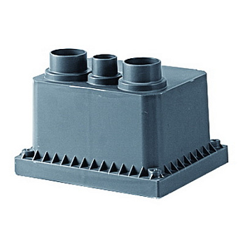 Смотровой переходной колодец с крышкой для двустенных труб, 225х175х145мм DKC