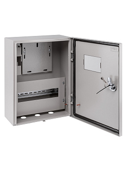 Корпус металлический ЩУ-1ф/1-0-12 IP66 (ЩУРН-1/12 IP66) (395х310х165) TDM