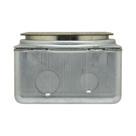 Donel Лючок в пол 3 мод. (1 мод. 45х45 мм. + 1 мод. 22.5х45 мм.), серебро, круглый, металл, IP65, (с уст. набором)