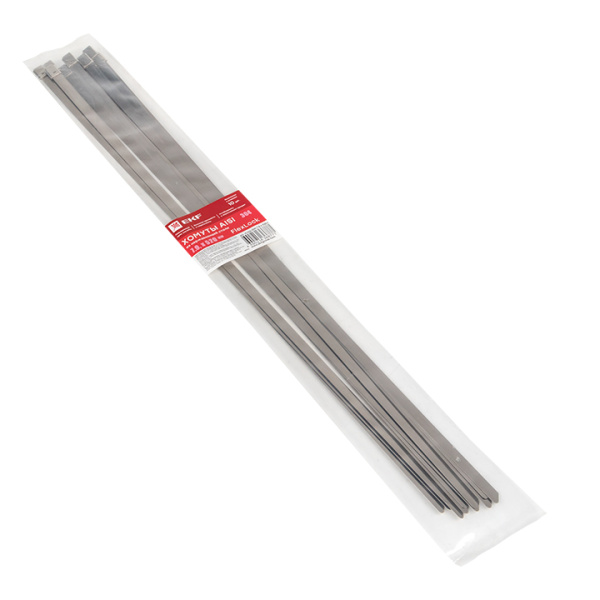 Хомут AISI 304 из нержавеющей стали, 7,9x520 (10 шт) FlexLock PROxima EKF